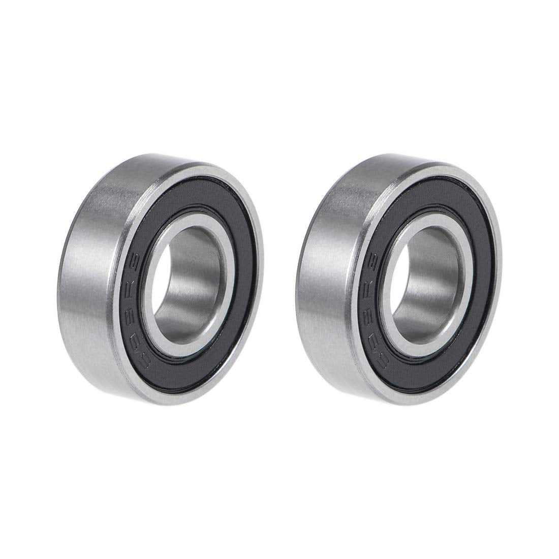 699-2RS Deep Groove Ball Bearings 9mm x 20mm x 6mm Double Sealed Chrome Steel P6(ABEC3) 2pcs