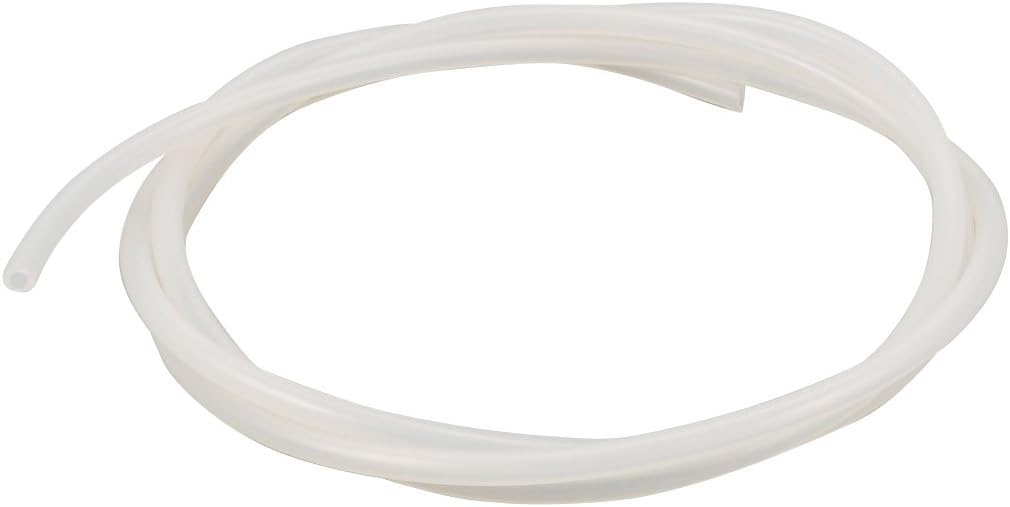 2mm x 4mm High Temp Resistant Flexible Silicone Tube Hose Pipe 1 Meter Long