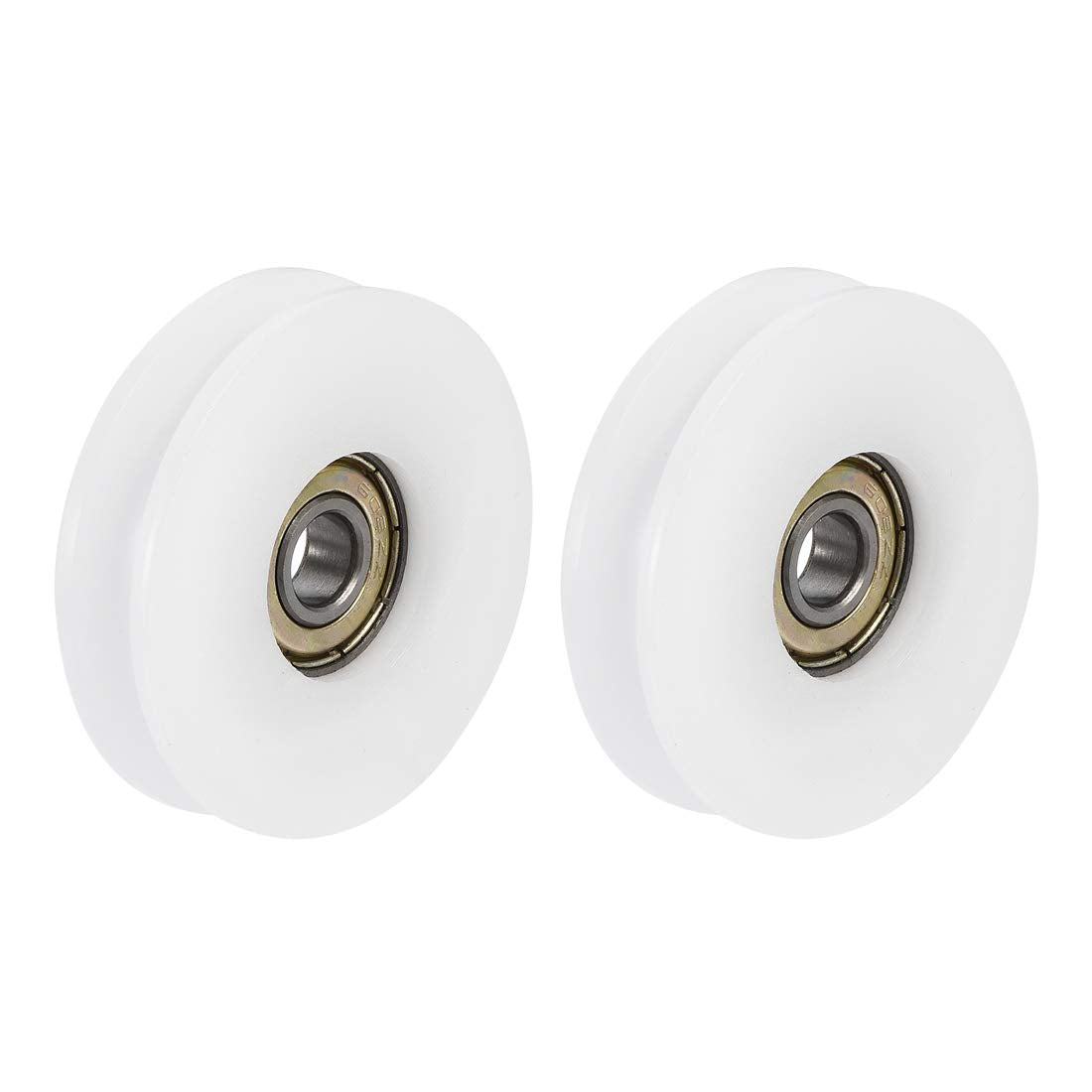 608 U Groove Bearings 8x50x12.5mm Shielded Chrome Steel Ball Bearing 2pcs