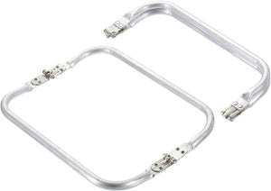 Metal Purse Frame 10 in, 2 Pcs Rectangle Frame Kiss Lock, Bag Frame Hardware Replacements for DIY Purse Handle Bag Making, Clutch Coin Purse Frames