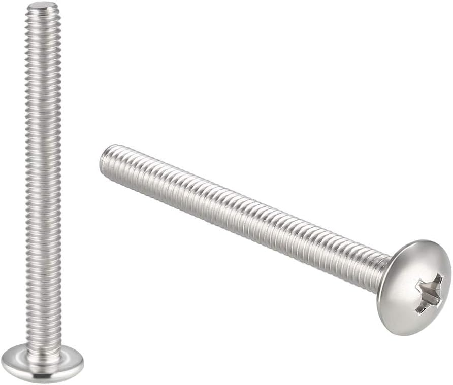 Machine Screws, M4x40mm Phillips Screw, 304 Stainless Steel, Fasteners Bolts 30Pcs