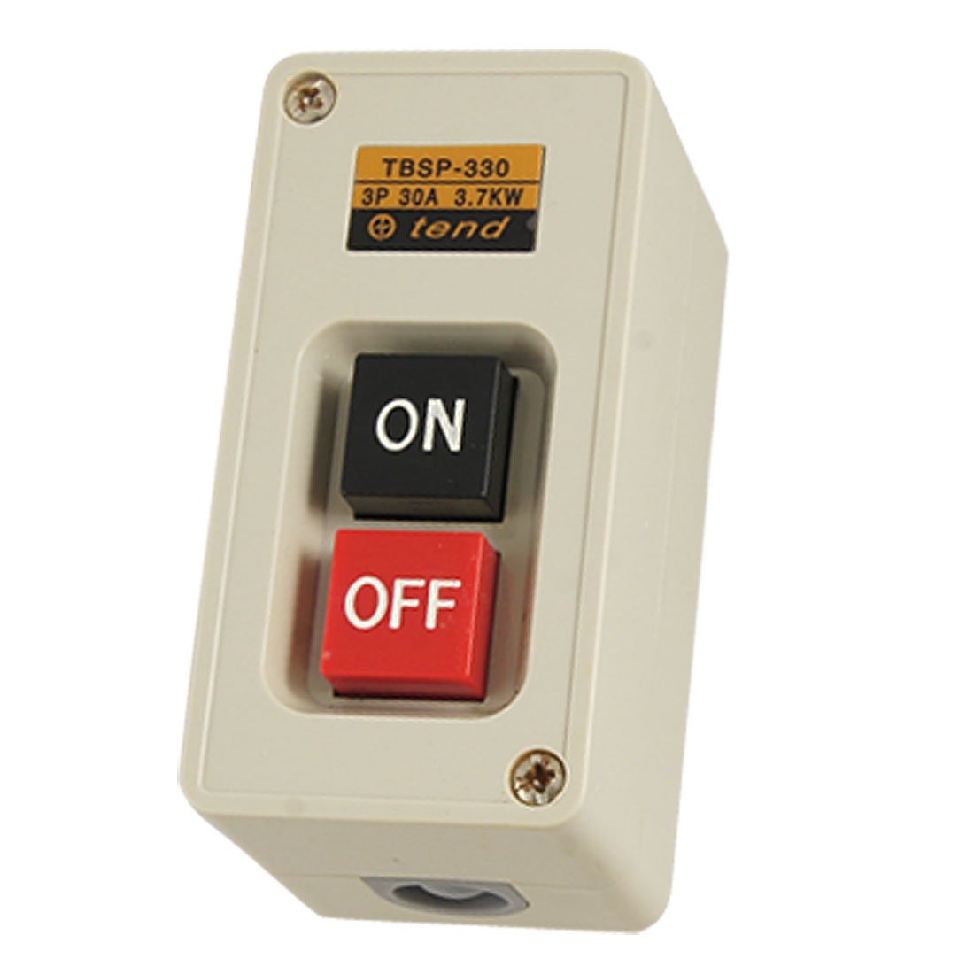 ON/Off Three Phases Push Button Switch Box, AC 380V, 30 Amp