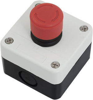 NC Emergency Stop Sign Latching Push Button Switch Station 600V 10A