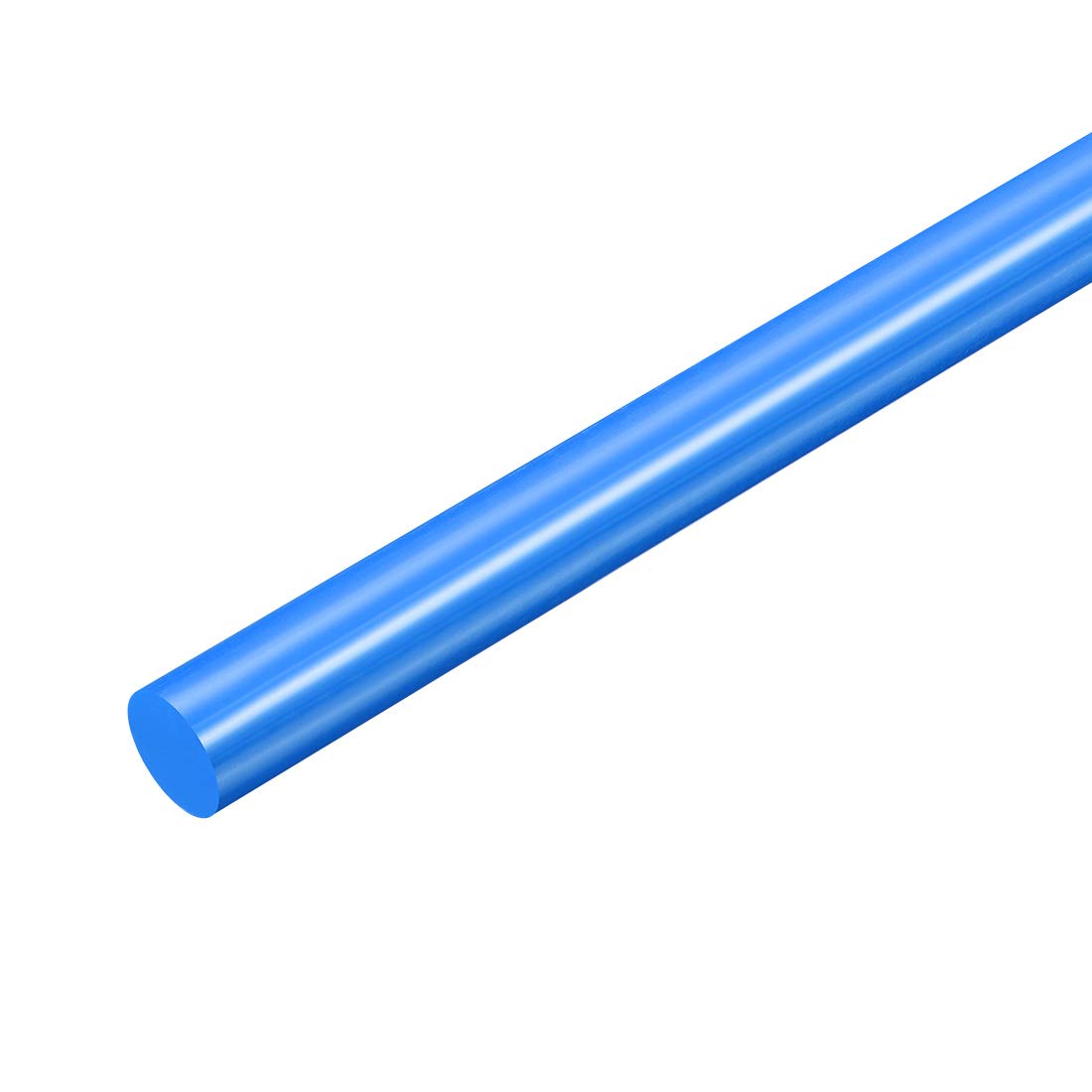 Plastic Round Rod 1/2 Inch Dia 20 Inch Length Blue (POM) Polyoxymethylene Rods Engineering Plastic Round Bar(12mm)
