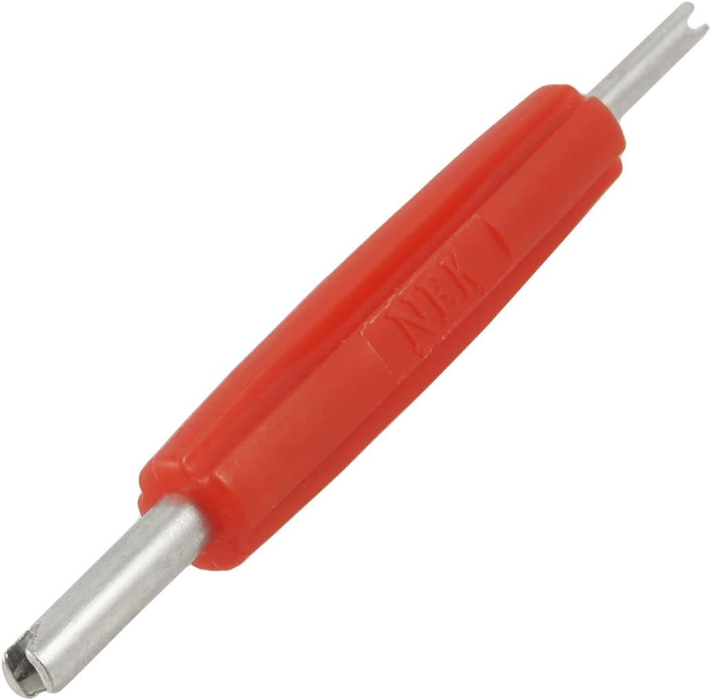 Red Grip Two Size Head Car Tire Valve Stem Core Remover