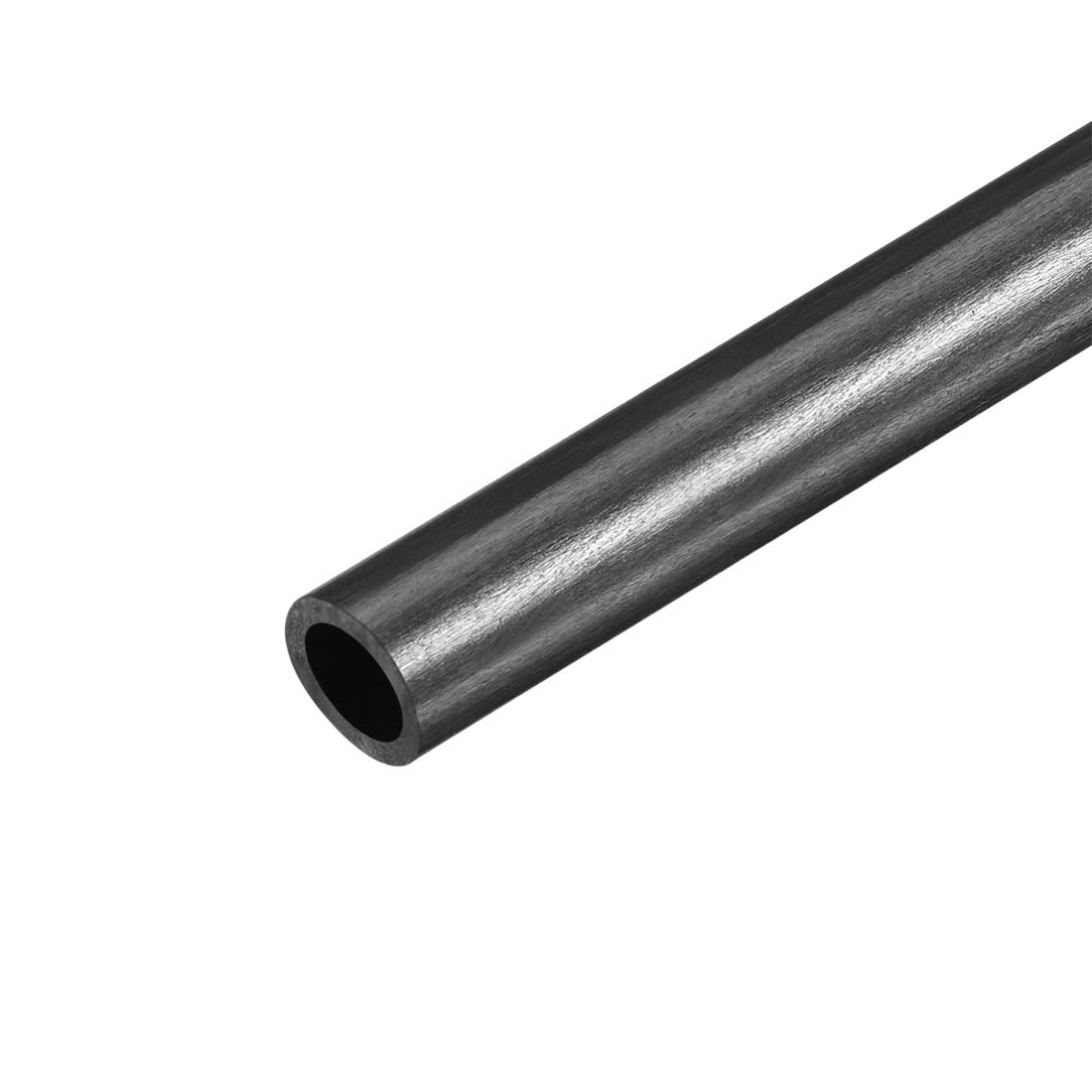 Carbon Fiber Round Tube 6mm x 4mm x 500mm Carbon Fiber Wing Pultrusion Tubing for RC Airplane Quadcopter
