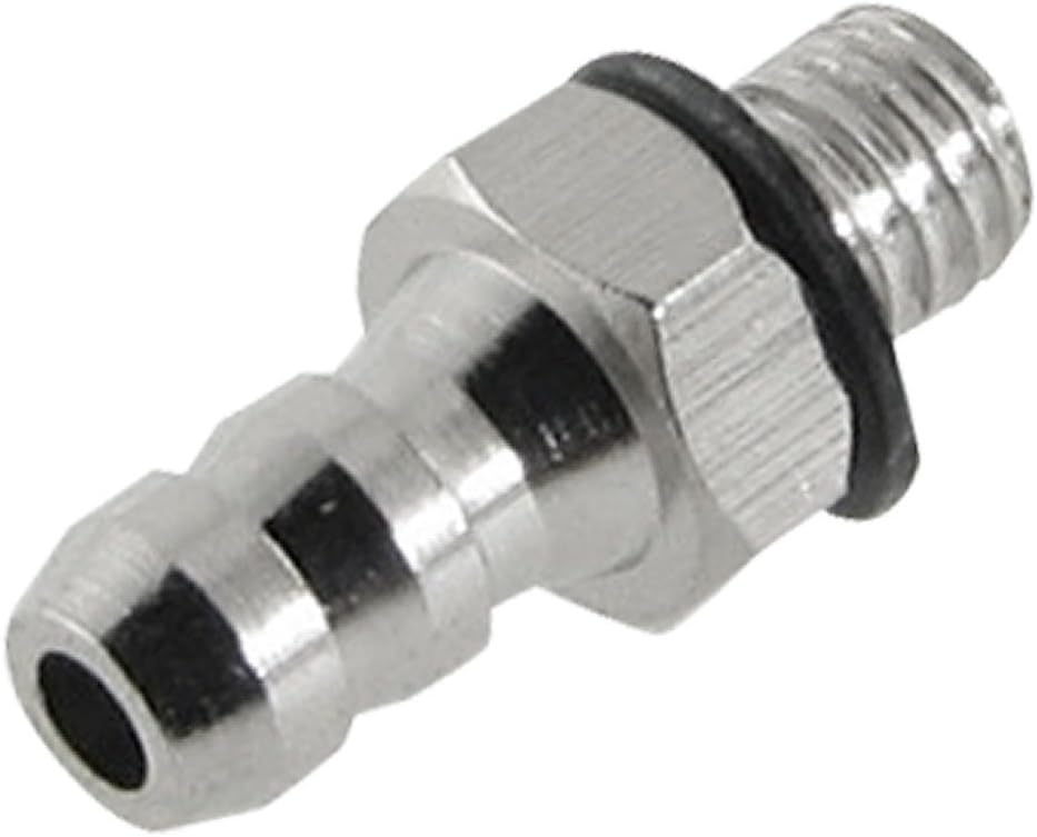 M3 Male Thread to 3mm 3/25" Pneumatic Tube Hose Mini Barb Fittings 5 Pcs