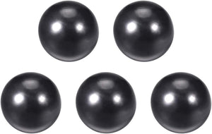 5 Pcs Thermoset Ball Knob M16 Female Threaded Machine Handle 45mm Diameter Smooth Rim Black