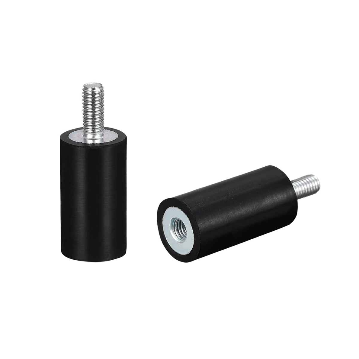 Rubber Mounts 2pcs M5 Male/Female Vibration Isolator Shock Absorber, for Garage Motor Air Compressor Car Boat Bobbins, D15mmxH30mm