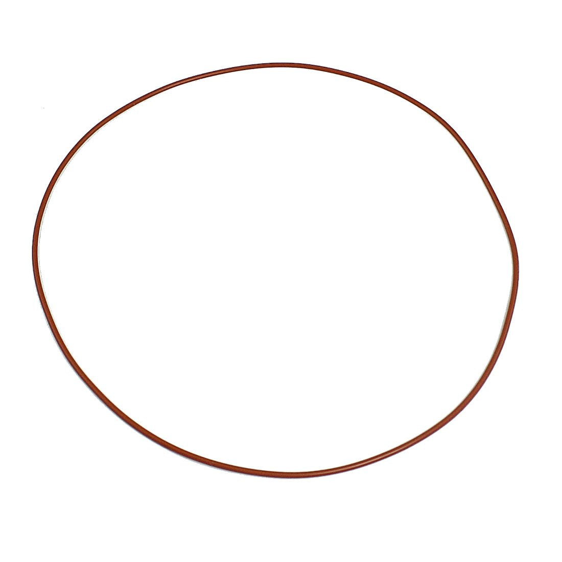 200mm x 195mm x 2.5mm Silicone O Ring Oil Seals Washers Red