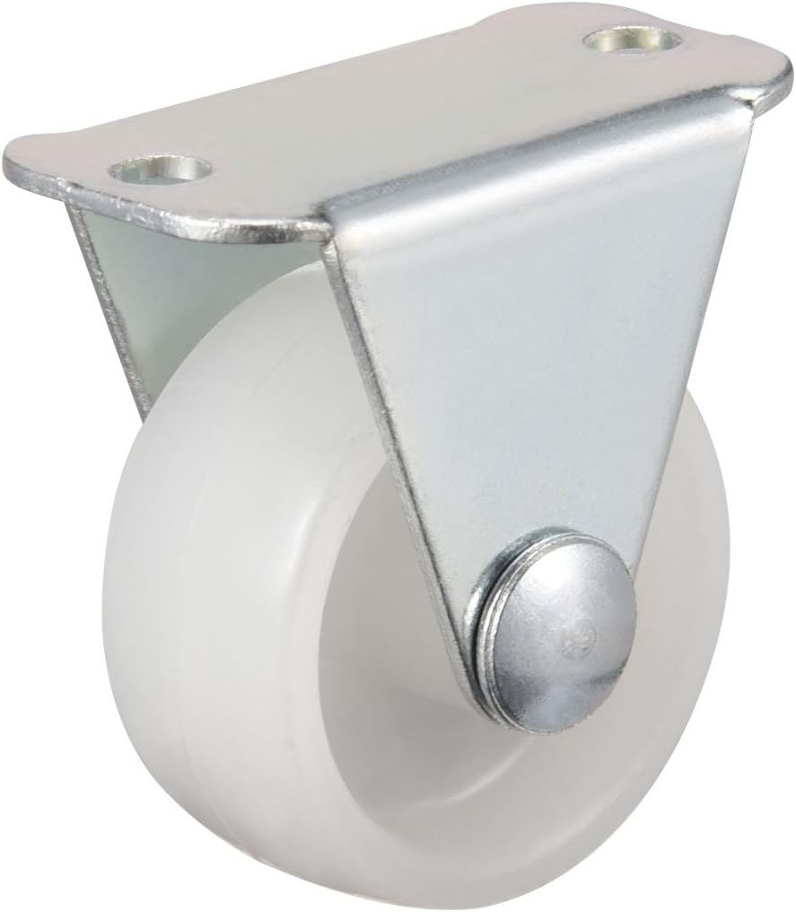 1.2 Inch Fixed Caster Wheels PP Top Plate Caster Wheel, 66lb Total Load Capacity, Pack of 4