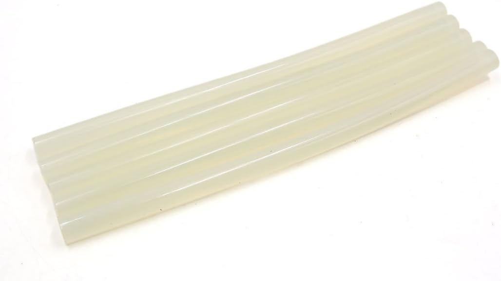 LinkMejor 5Pcs 11 x 217mm Transparent Home Car Electric Hot Melt Gun Glue Adhesive Stick