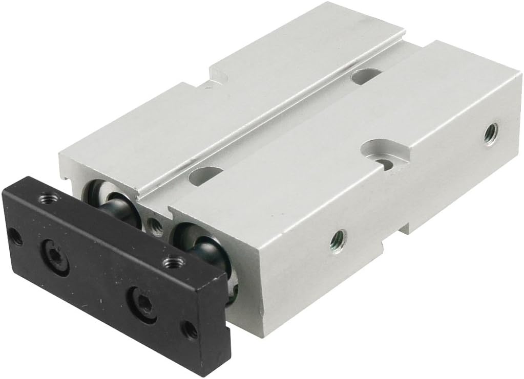 Dual Acting 16mm Bore 30mm Stroke Double Rod Pneumatic Air Cylinder