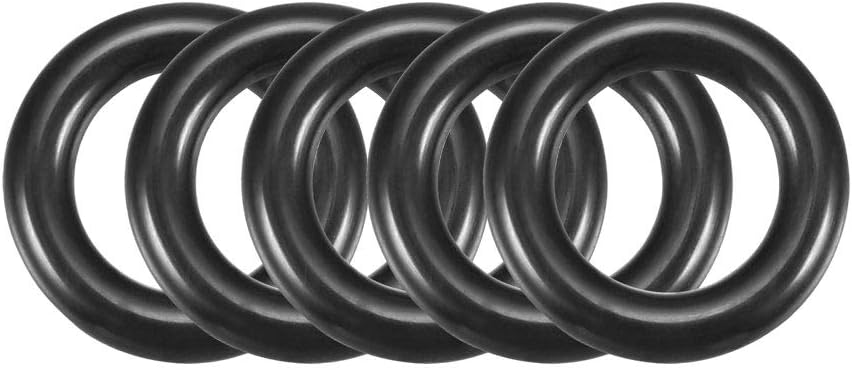 Nitrile Rubber O-Rings 16mm OD 10mm ID 3mm Width, Metric Sealing Gasket, Pack of 50