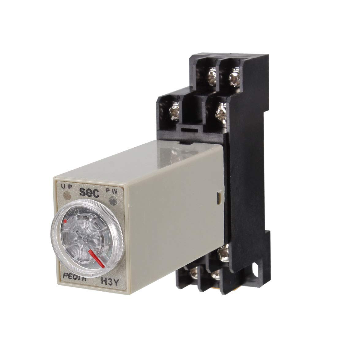 H3Y-2 24VDC DPDT 60 Seconds 8P Terminals Delay Timer Time Relay w Base