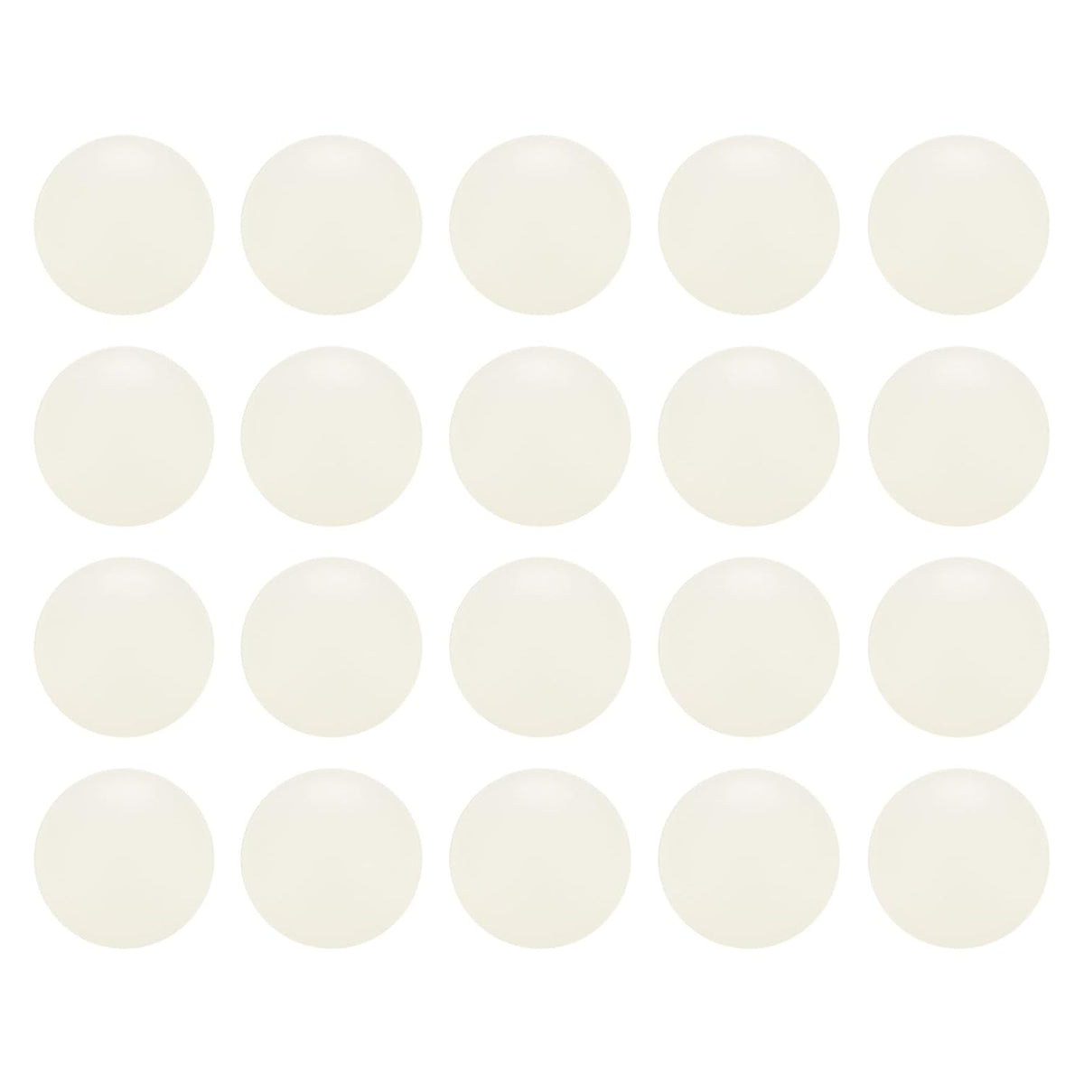 20pcs PP Plastic Bearing Balls 3/4" 19.05mm Solid Plastic Balls, G1 Precision Mini Balls