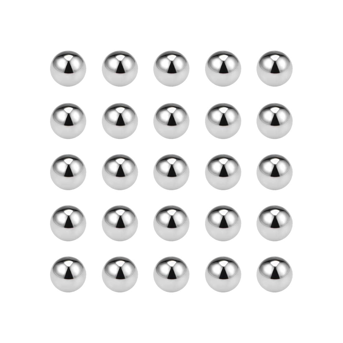Precision Balls 4mm Solid Chrome Steel G10 for Ball Bearing Keychain Wheel 25pcs