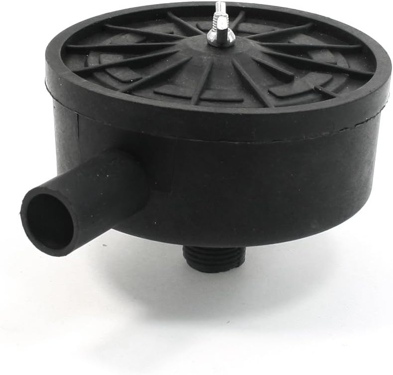 Air Compressor Part 20mm Male Thread Filter Muffler Black