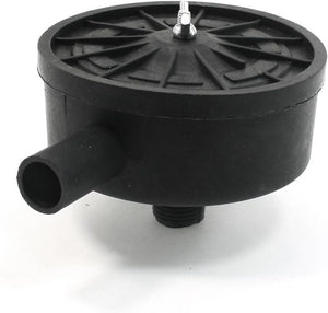 Air Compressor Part 20mm Male Thread Filter Muffler Black