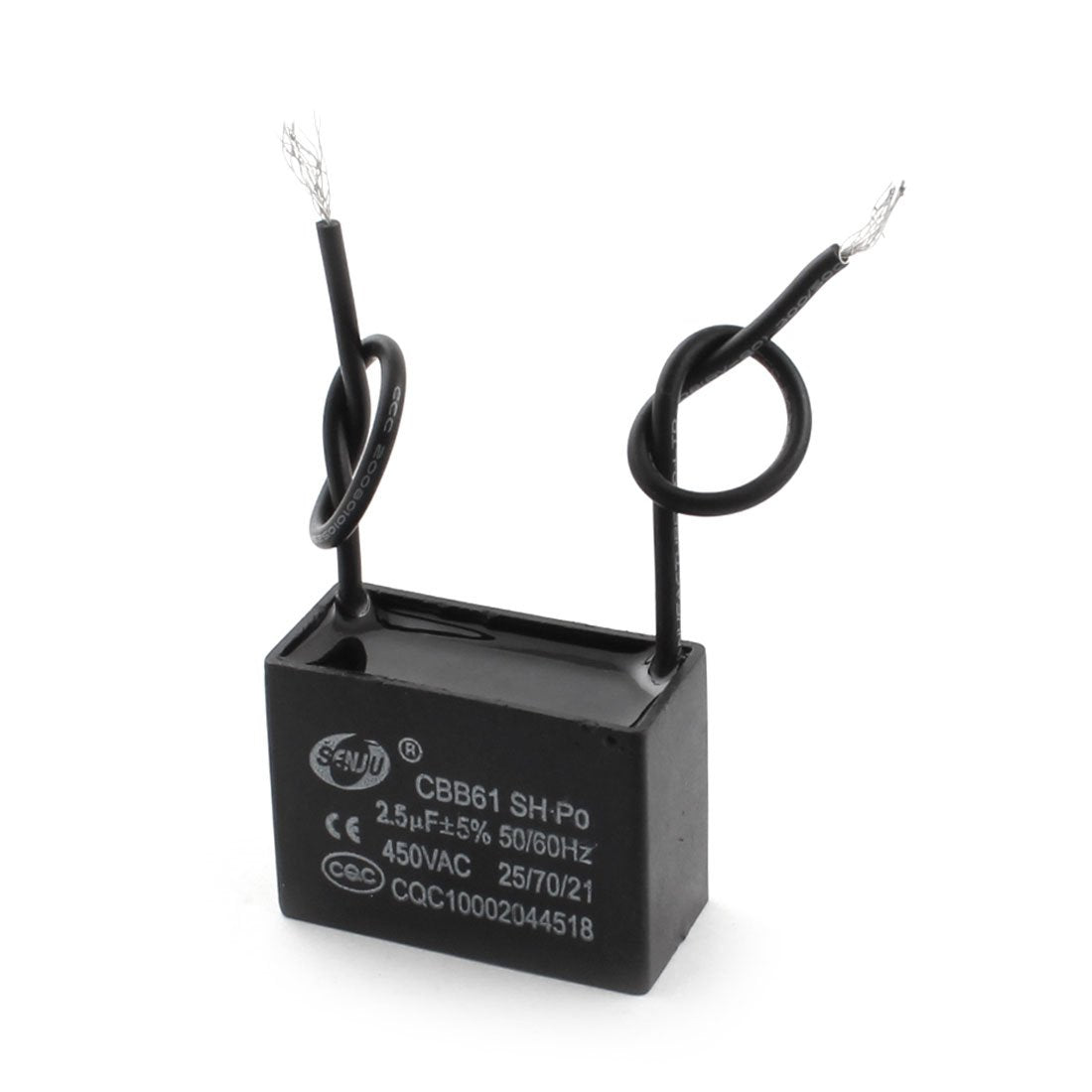 AC 450V 2.5uF 50/60 Hz 5% Tolerance Fan Motor Running Capacitor CBB61