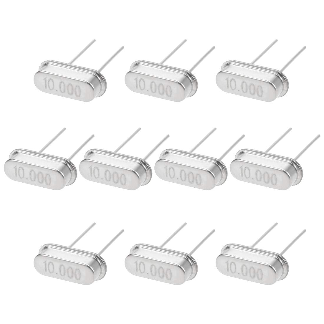 DIP Quartz Crystal Oscillators Resonators 10MHz HC-49S Replacements 11x4.65x3.6mm 10 Pcs