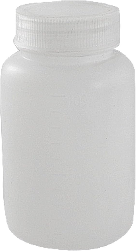 Laboratory Chemical Storage Case White Plastic Widemouth Bottle 100mL