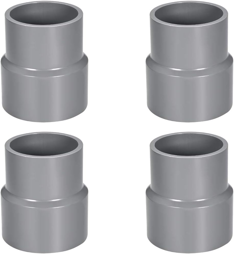PVC DWV Reducing Coupling Schedule 40 Gray 63mm x 75mm Socket 4pcs