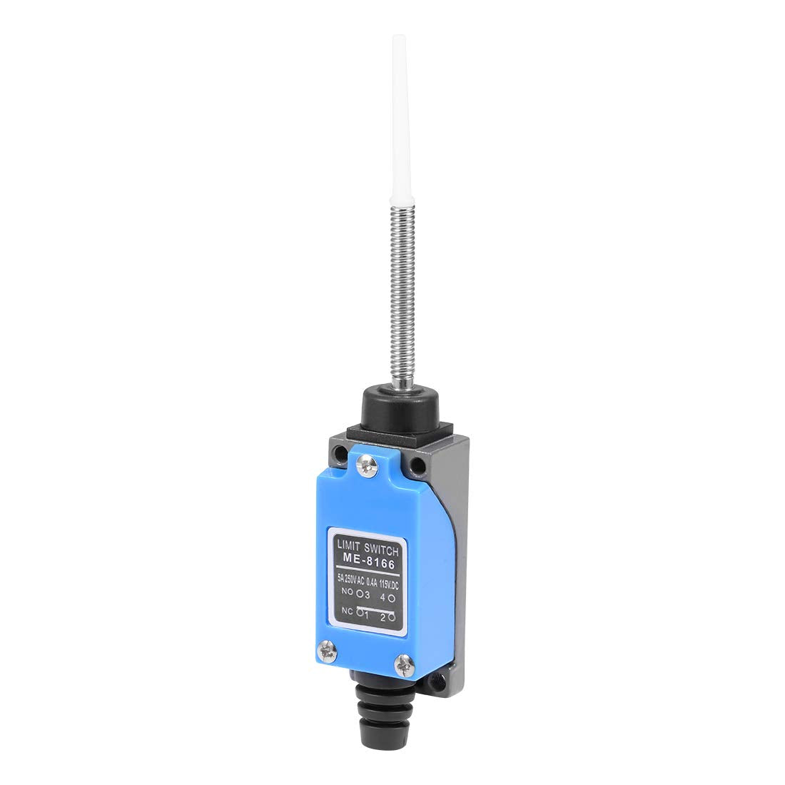 ME-8166 Flexible Coil Spring Momentary Limit Switch 1NC+1NO for CNC Mill 3D Printer Door Switch