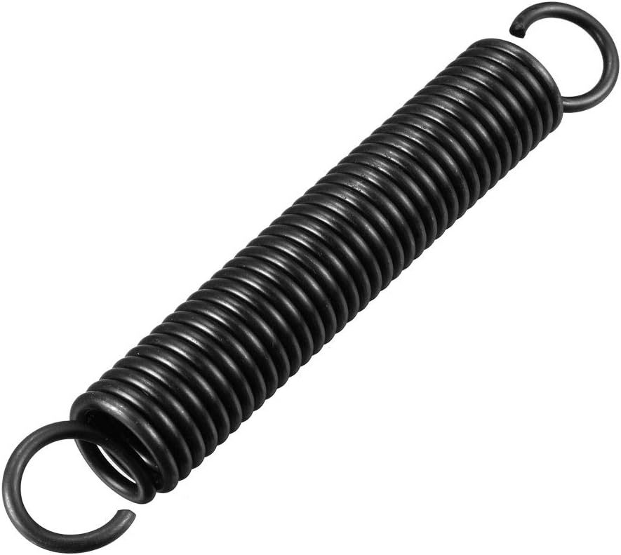 Extension Spring - 2.5mm Wire Dia, 18mm OD, 125mm Free Length Steel Small Dual Hook Tension Spring
