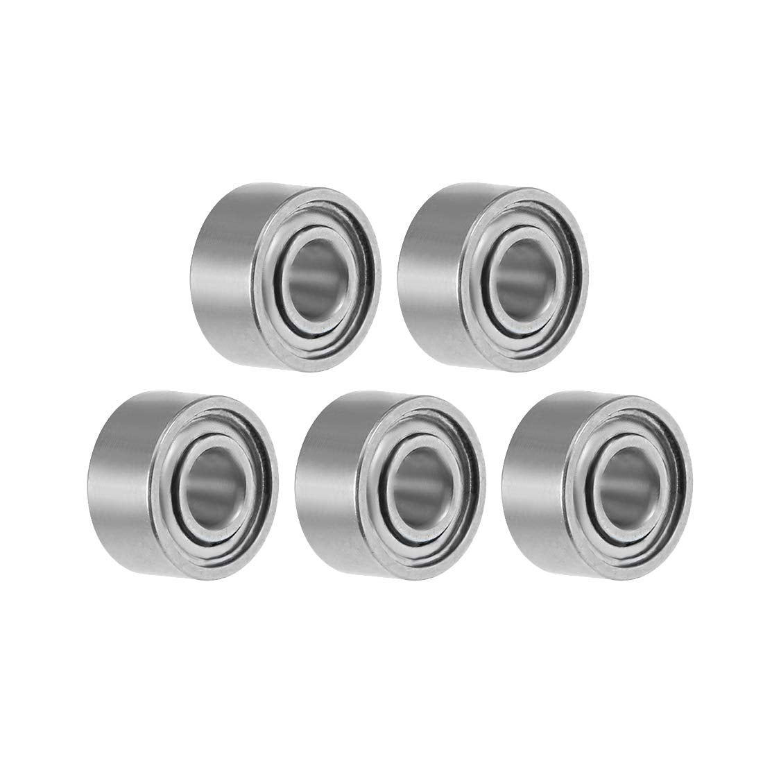 MR52ZZ Deep Groove Ball Bearing 2x5x2.5mm Double Shielded ABEC-3 Bearings 5-Pack