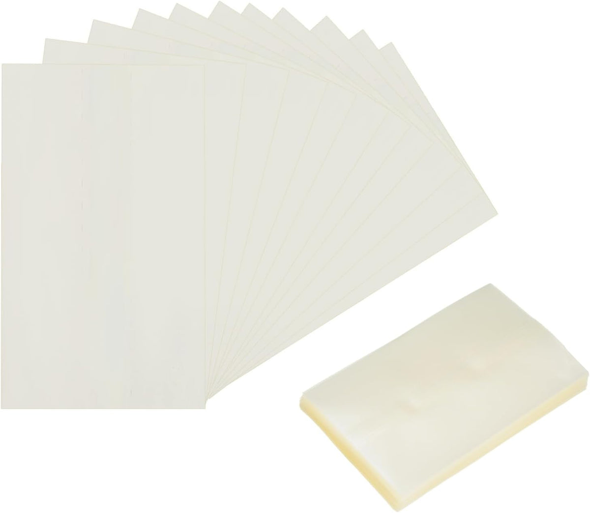 1000Pcs Shrink Bands, 61x103mm PVC Clear Perforated Shrink Bands, Heat Shrink Wrap Bands for Bottles, Jars Seal for Dropper Bottle, Test Tube Bottles