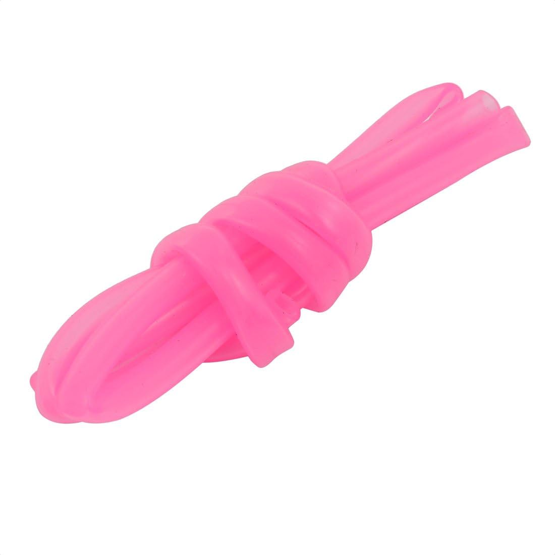 5mm x 7mm High Temp Resistant Silicone Rubber Tube Hose Pipe Pink 1 Meter Long