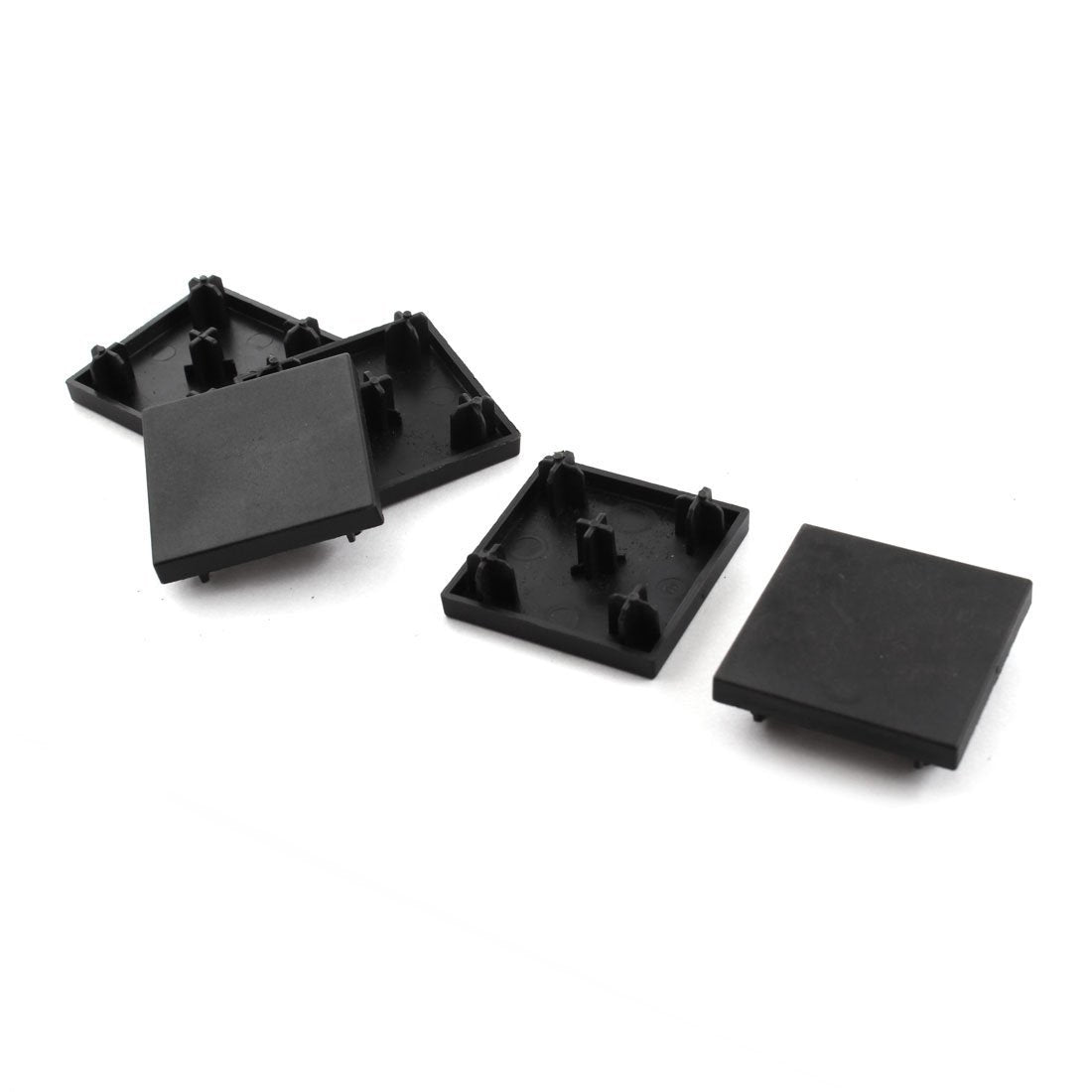 5 Pcs Black Square Extrusion End Cap Cover for 40mmx40mm T-Slot Aluminum Profile