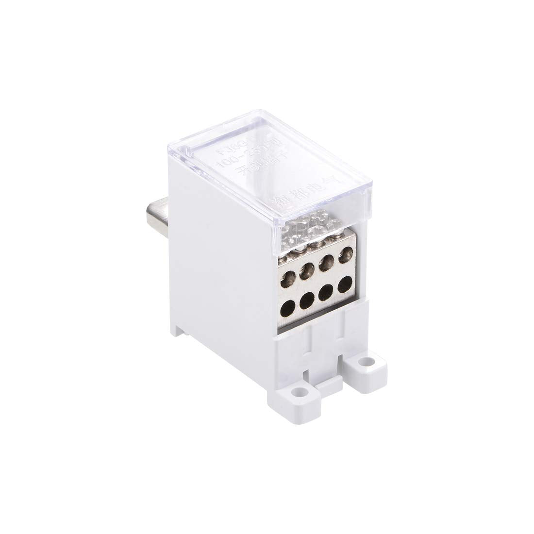 1 Inlet 8 Outlet DIN Rail Terminal Blocks 690V 125A Max Input Distribution Block for Circuit Breaker