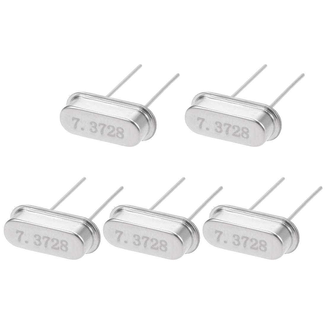 DIP Quartz Crystal Oscillators Resonators 7.3728MHz HC-49S Replacements 5 Pcs