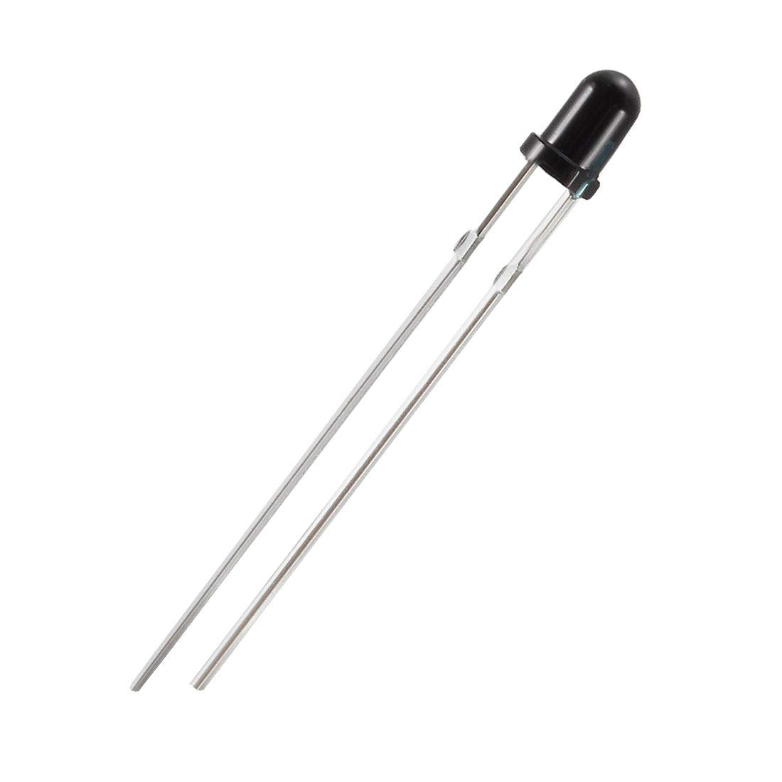100pcs 3mm 940nm Infrared Receiver Diode DC1.2-1.3V LED IR Receiver Light Emitting Diodes Black Round Head