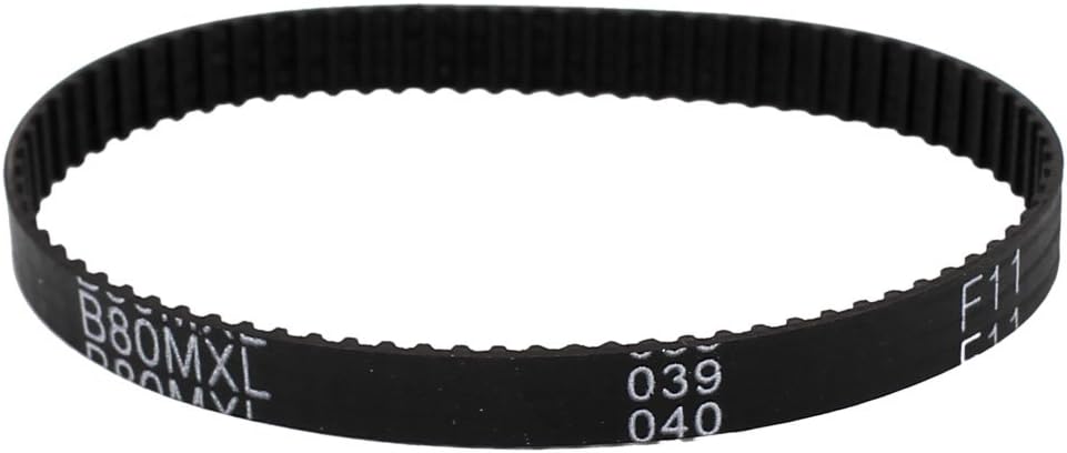 B80MXL Rubber Timing Belt Synchronous Closed Loop 80 Teeth 6mm Width 162.56mm Perimeter