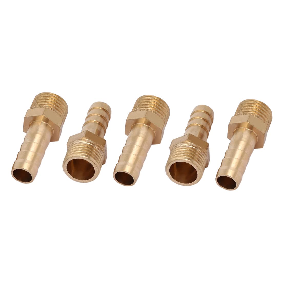 1/4BSP Male Thread 8mm Hose Barb Tubing Fitting Coupler Connector Adapter 5pcs