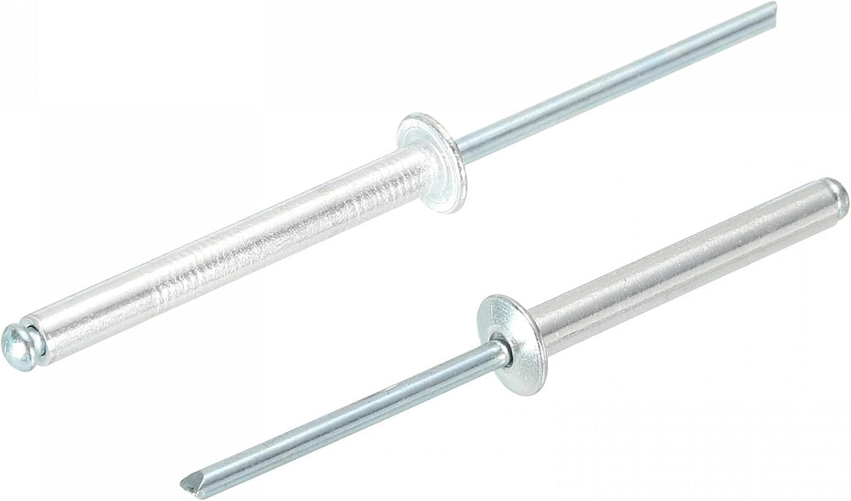 4mm x 30mm and 4mm x 35mm Aluminum/Steel Open End Rivets,60in 1 Set for Aircraft Machines Electrical Appliances