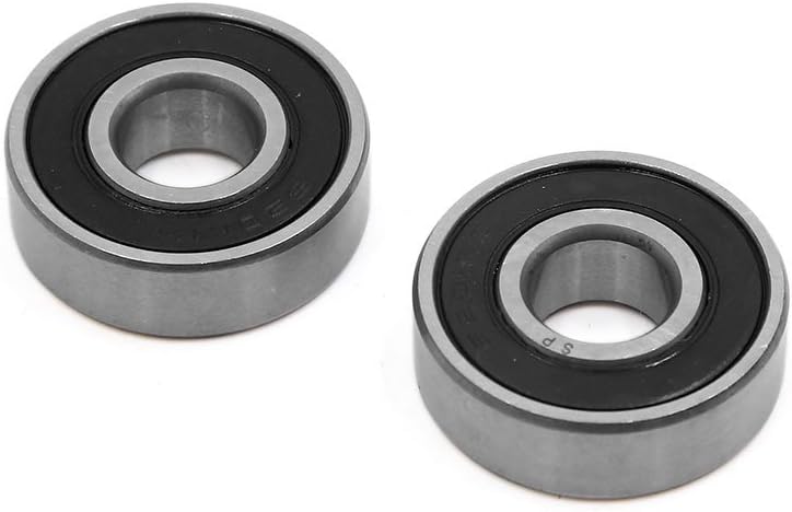 2pcs 6201-2RS Scooter Motorcycle Sealed Deep Groove Ball Bearing 32 x 12 x 10mm