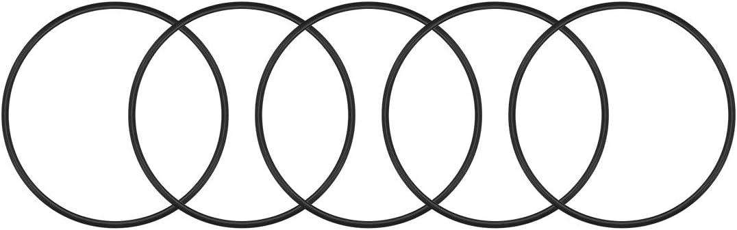 Nitrile Rubber O-Rings 90mm OD 83.8mm ID 3.1mm Width, Metric Sealing Gasket for Automotive Machine Plumbing, Pack of 5