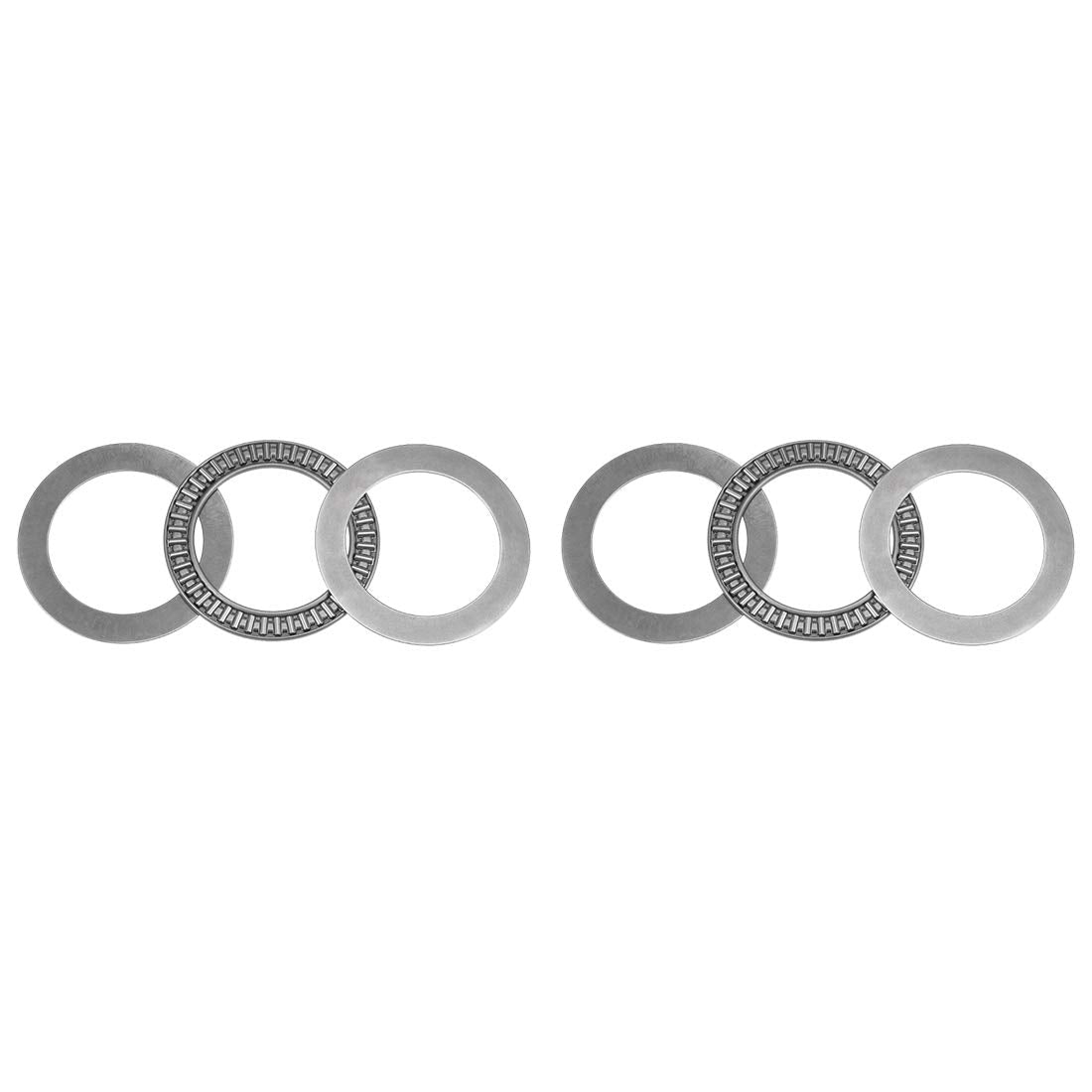 AXK5578 Thrust Needle Roller Bearings with Washers 55mm Bore 78mm OD 3mm Width 2pcs