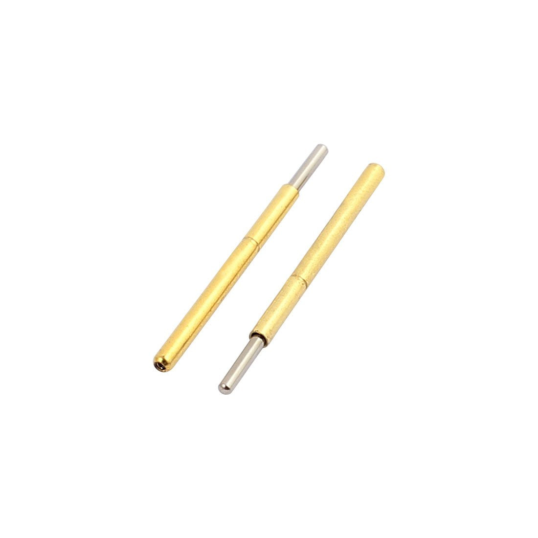 100pcs P75-J 1.0mm Dia 16.5mm Length Metal Spring Pressure Test Probe Needle