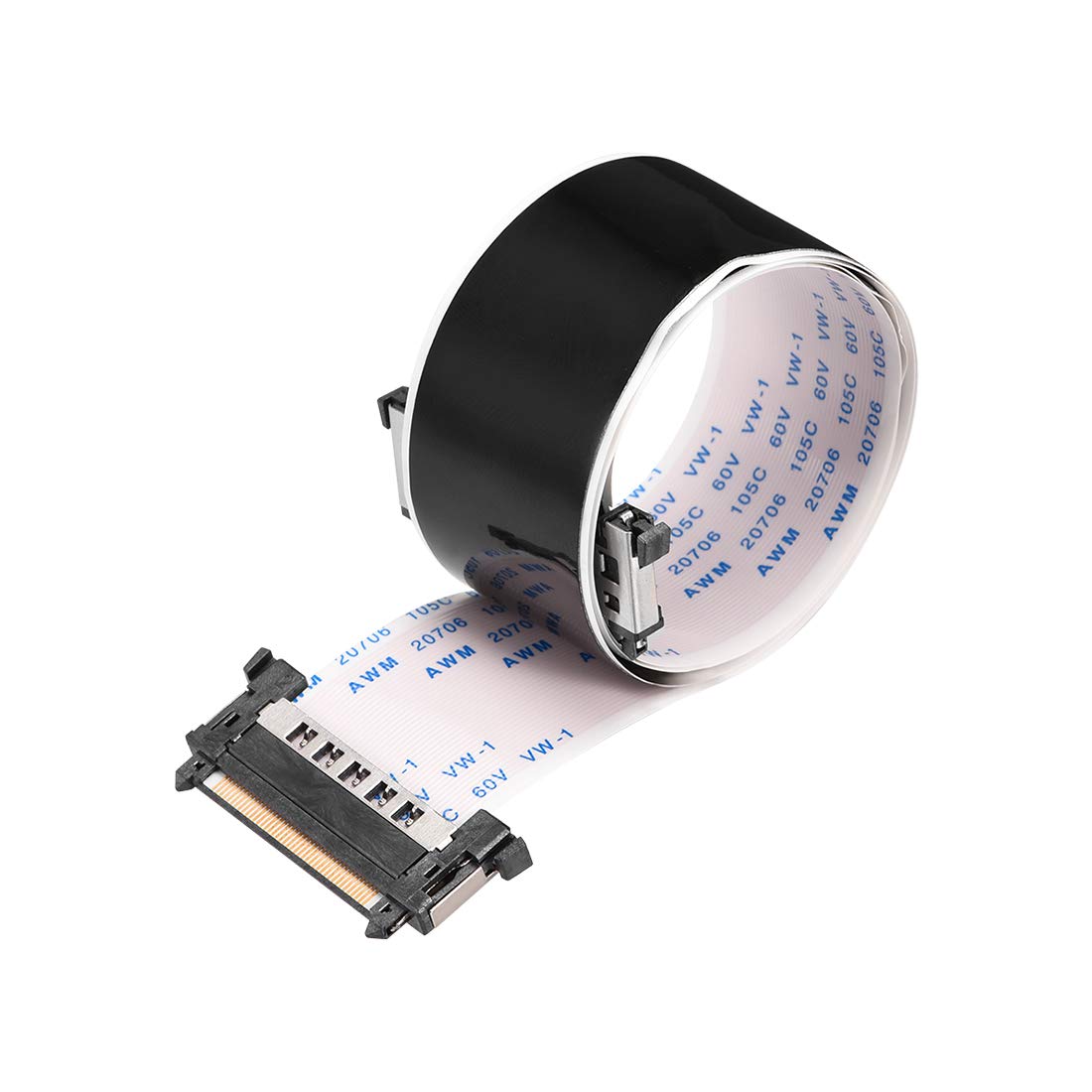 Flexible Flat Cable, 41 Pins 0.5mm Pitch 500mm FPC FFC Flexible Ribbon Cable for LCD TV DVD Player Laptop (A Type)