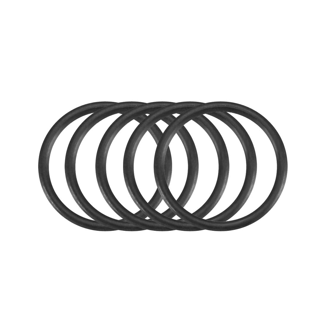 Nitrile Rubber O-Rings 11.5mm OD 9.5mm ID 1mm Width, Metric Sealing Gasket, Pack of 50
