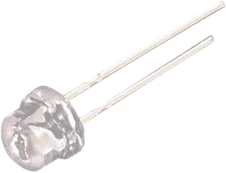 50 Pcs 5mm Straw Hat 2 Pin Yellow LED Light Emitting Diodes
