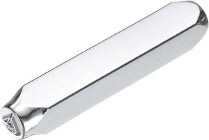 1/4" (6mm) Punch Stamp 40Cr Alloy Steel, Cute Diamond Pattern Punch Tool Punch Press Tool for Metal Plastic Wood Leather