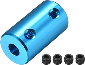 5mm to 5mm Bore Rigid Coupling Set Screw L25XD14 Aluminum Alloy,Shaft Coupler Connector,Motor Accessories,Blue