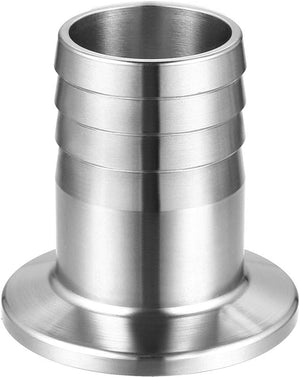 Clamp Hose Adapter 1.575 Inch Flange to 1 Inch Hose Barb Fitting