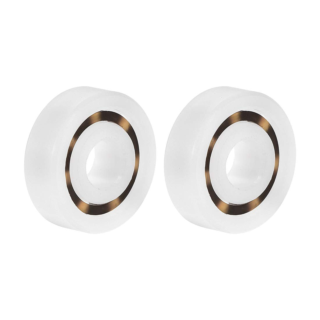 604 Plastic Bearings 4x12x4mm Glass Ball Nylon Cage 2pcs